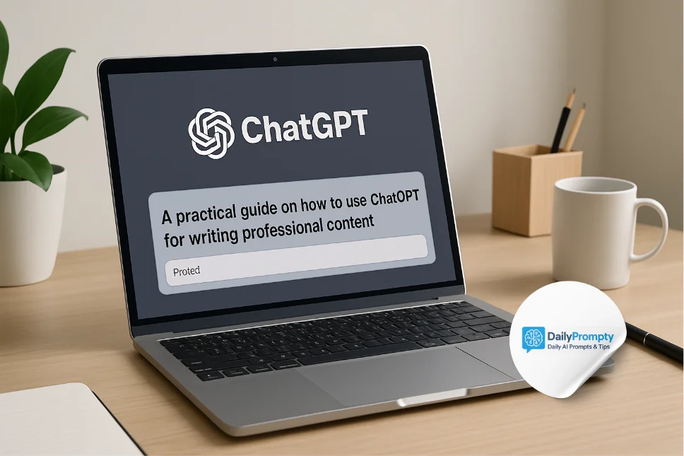 A practical guide on how to use ChatGPT for writing professional content.