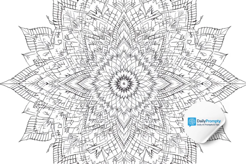 Adults' Coloring Page Example
