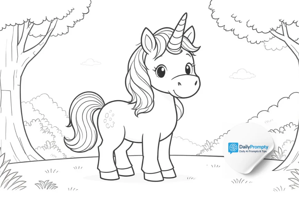 Kids' Coloring Page Example